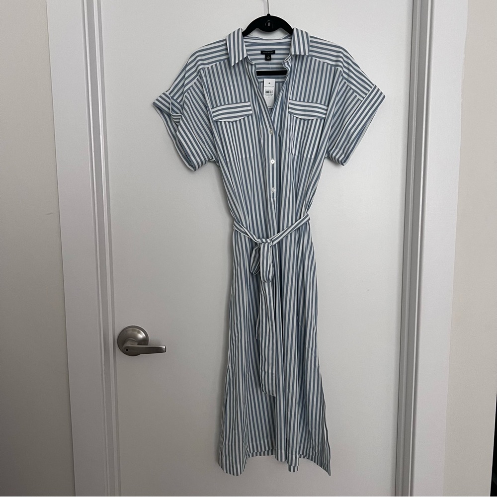 NWT Ann Taylor Stripe Dress Size 14